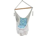 Byron Hanging Chair Hammock Chair - Natural White