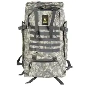 Backpack Camping Hiking Trail 70L Water resistant Lightweight Tactical U.S. Army