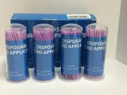 400 Microbrush Micro Brush Applicator Tips for Makeup Eyelash Dental Super Fine