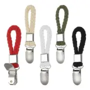 5 Pcs Tea Towel Clips, 0.9" Silver Hand Towel Clip Hooks, Multicolor