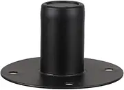 ibasenice Iron Speaker Stand Mount Durable Black Metal Speaker Holder for Secure Audio Placement Portable Design for Various Uses for Home and Stage Setup