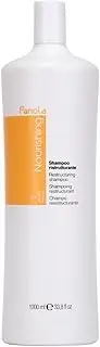 Fanola Restructuring Shampoo, Hydration and Nourishment to Dry, Stressed and Damaged Hair, Enriched Formula with Milk Proteins, 1000