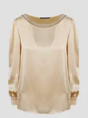 [Alberta Ferretti] Alberta Ferretti-Blouse Nude & Neutrals-Donna 40