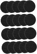 LIGIGWASH 20pcs Self-Adhesive Hook and Fasteners Round Double-Sided Tape for Wall Decor Use Reusable Non-damaging Adhesive Easy to Apply Multi- Compatibility