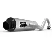 HMF Performance Brushed Full Exhaust Pipe System Black End Cap Can-Am Outlander