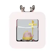 XIaomi Humidifier Portable Aroma Oil Diffuser USB 450ml LED Light Aromatherapy Wireless Adroable Cute Pet Gift Air Humidifier - Pink