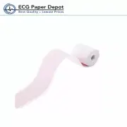 ECG Paper Burdick EKG Medical Recording Paper 30 Pack per Case Black Grid Roll