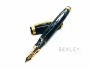 Bexley Golden Age Limited Edition Ｗaves Celluloid 18K nib Fountain Pen