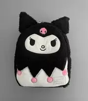 Kuromi x Loungefly Sanrio Bunny Goth Sherpa Faux Fur Rabbit Mini Backpack