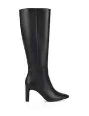 Cacey Long Boots - Black Leather