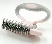 GROOMING DEMATTING RAKE FOR DOGS (PINK)