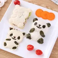 在飛比找Yahoo奇摩購物中心優惠-熊貓造型飯糰模具 貓熊 DIY 飯糰 便當 露營野餐 三明治
