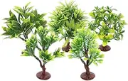 10pcs Micro Landscape Plants Artificial Cactus Sand Terrarium Tree House Accessories Inflatable Coasters Succulent Electric Topiary Tree Chainsaw Miniature Pine Trees Plastic