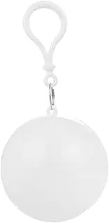 [iplusmile] Ball Poncho Raincoat Set of 4 Disposable Lightweight Mini Case Loop for Backpack Pocket Storage