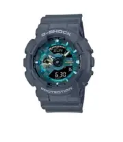Casio G-Shock GA110AS-2A 100 SERIES Analog-Digital Navy Blue Resin Wrist Watch