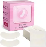 100 PCS Foam Eye Pads for Lash Extensions, Under Eye Pads for Eyelash Extensions, Micro-foam Lash Patches Lint Free, Stick Well, No Tape Needed, Hypoallergenic