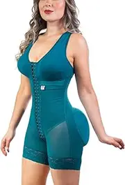 Women's Shapewear Hook and Eye Closure Adjustable Breast Support Tummy Control Bodysuit Bodyshaper