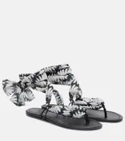 [Farm Rio] Farm Rio Floral thong sandals AU 4 multicoloured