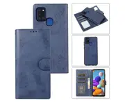 Detachable Wallet Phone Case for Easy Portability (Dark Blue), Flip Case for Samsung Galaxy A21S