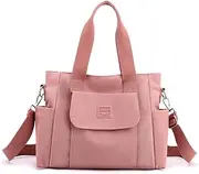 [Solyinne] Women's Canvas Tote Bag Crossbody Satchel Bag Nylon Purse Shoulder Bag Hobo Bag Cute Large Size Casual Clutch