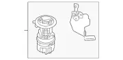 Genuine Nissan Fuel Pump 17040-6RC0A (for: Nissan)