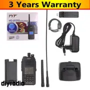 MD-UV390 5W DMR Transceiver VHF UHF Radio IP67 Waterproof Walkie Talkie w/ Cable