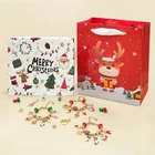 Golden 24 Day Countdown Advent Calendar Surprise DIY Creative Bracelet Jewelry