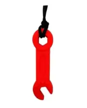 Brand New Sensory Chew Teether Necklace Chewellery Red Spanner Wrench