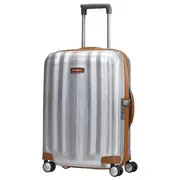 Samsonite Lite-Cube DLX Deluxe Suitcase 55 cm Spinner Wheeled Carry-On - Aluminium Colour