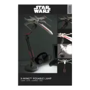 Star Wars X-Wing Posable Desk Lamp DISNEY PALADONE USB/AC adapter NEW
