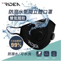 在飛比找蝦皮購物優惠-RIDEA雙氣閥立體口罩 當天出貨 運動口罩  正常版 加大