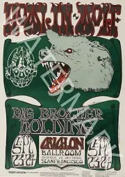 Howlin Wolf - Big Brother - 1966 Vintage Music Poster