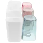 Three Squeezer Wall-mounted Toothbrush and Toothpaste Holder