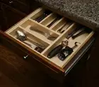 Hafele 556.93.301 Italian Crafted Birch Hardwood Cutlery Silverware Drawer Tray