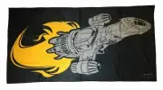 Firefly Serenity Spaceship Bathroom Beach Towel 54 x 28 Loot Crate
