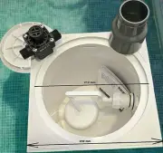 ASTRAL POOL WATER LEVELLER, LATEST MODEL #15862 LID 1/2" SUPPLY VALVE