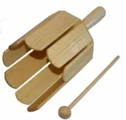 MANO PERCUSSION - Octagonal Stirring Drum Educational, Wooden, Beater