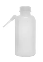 EISCO Wash Bottle, 500ml - Polyethylene - Translucent, Unbreakable - Screw Ca...