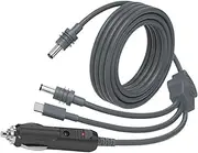 Car Splitter -100w Three In 1 USB Charger Port | Fast Charging Cord Extension, Multi-Port Car Charger Adapter, Car powers Hub Multifunctional Automobile Interior Accessories For Car, Truck, RV