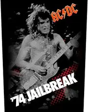AC/DC 74 Jailbreak Patch (UK Size: One Size) (Black/White/Orange)