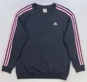 NEW Women's adidas Plus Size 3 Stripe Fleece Sweatshirt Size 1X
