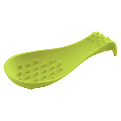 Dexas No Mess 10" Silicone Spoon Rest - Green