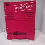 John Deere 4000 Series Double-Offset Disk Harrow Operators Manual OMW18717 NOS