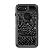 Skin Decal for Otterbox Defender iPhone 7 PLUS Case / Wire Frame Illusion