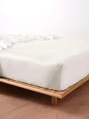 [Linen House] Haven Fitted Bed Sheet, White, Queen Bed Size, 50 cm