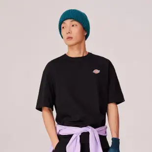 【Dickies】男女款黑色純棉經典三色Logo短袖T恤｜DK010991BLK