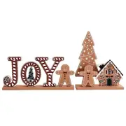 Christmas Gingerbreads Theme Table Sign for a Rustics Holiday Presentation