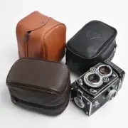 Handmade Leather Soft Case /Protective bag for Rolleiflex Rolleicord TLR Camera