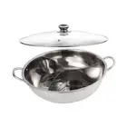 Stainless Steel Shabu Shabu Hot Pot Mandarin Duck Pot Kitchenware Cookware for