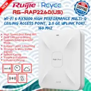 Reyee Wi-Fi 6 AX3000 High Performance Multi-G Ceiling Access Point, 2.5 GE Uplin